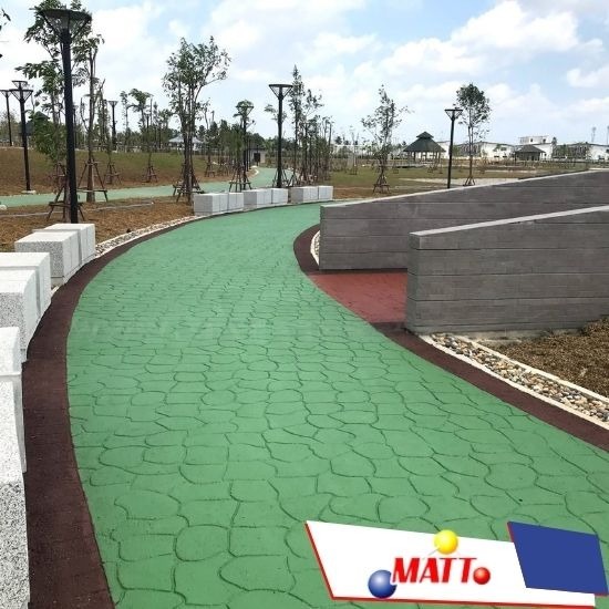 พื้นแอสฟัลท์พิมพ์ลาย